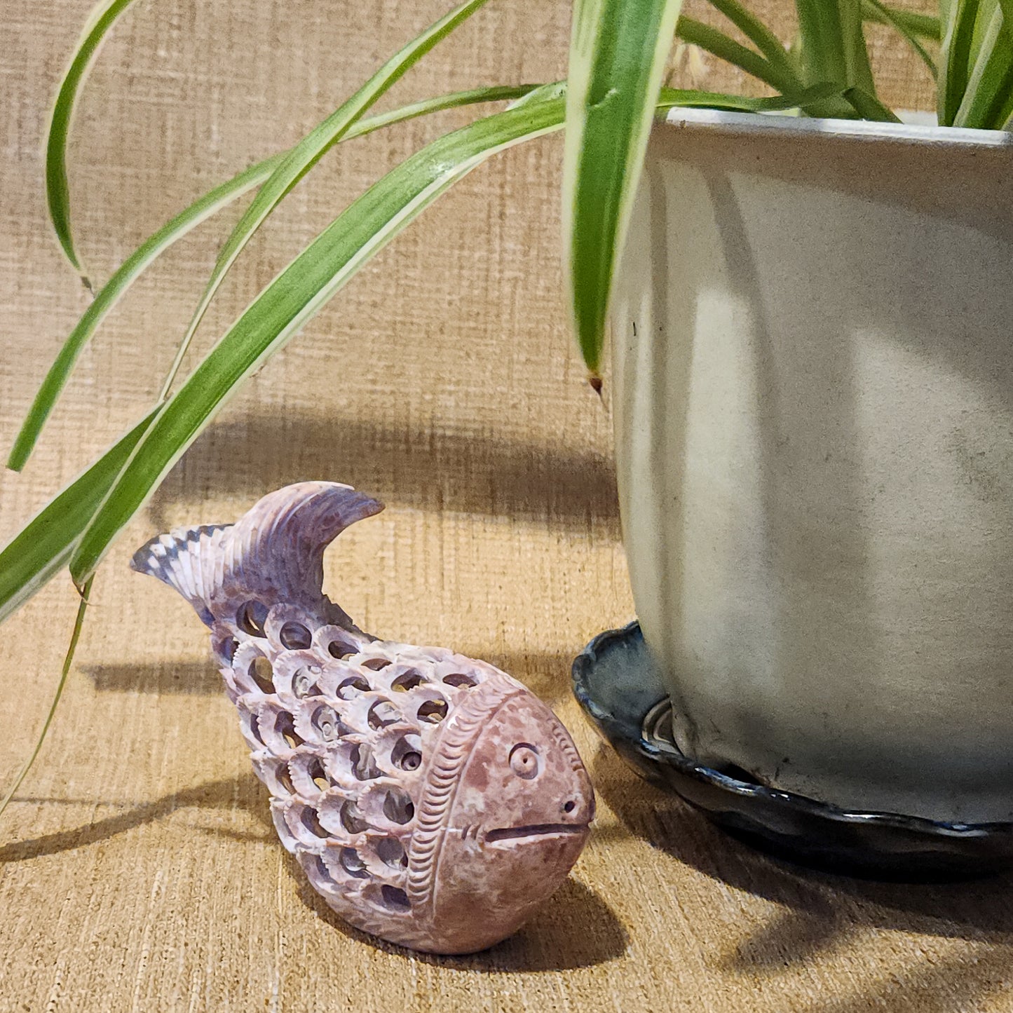 Pink Fish Figurine