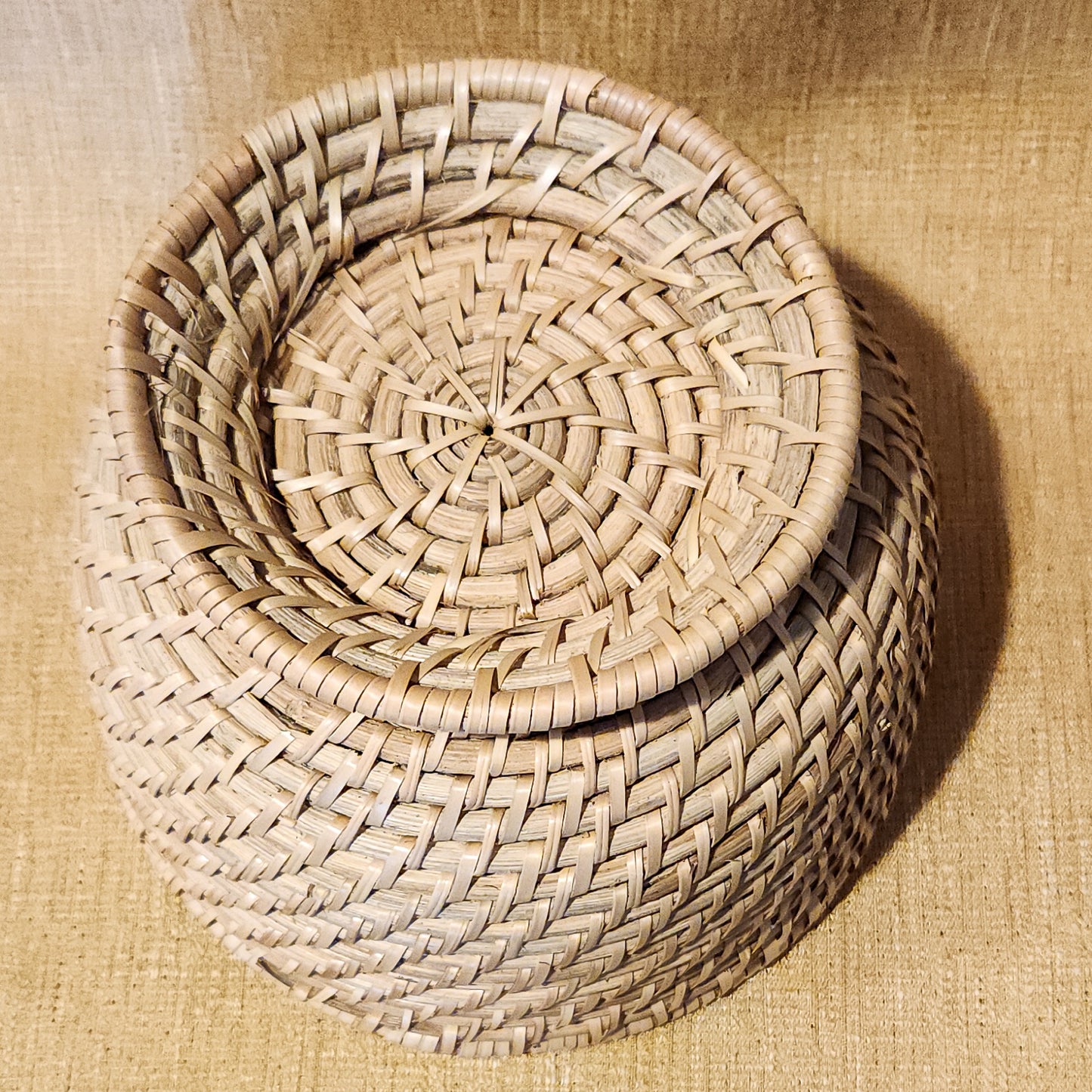 Rattan Basket with Base