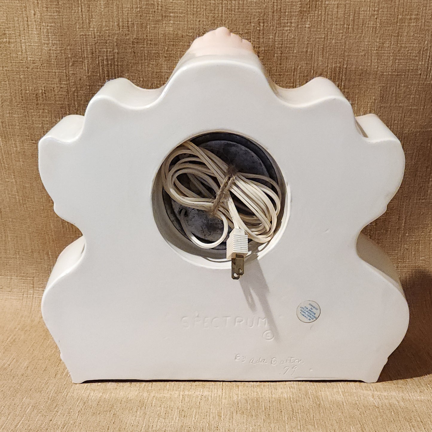 Vintage 1979 Ceramic Rose Mantel Clock – Hand-Painted Yellow Floral & Gold Gilt – Romantic Cottagecore Decorative Clock (Non-Working)