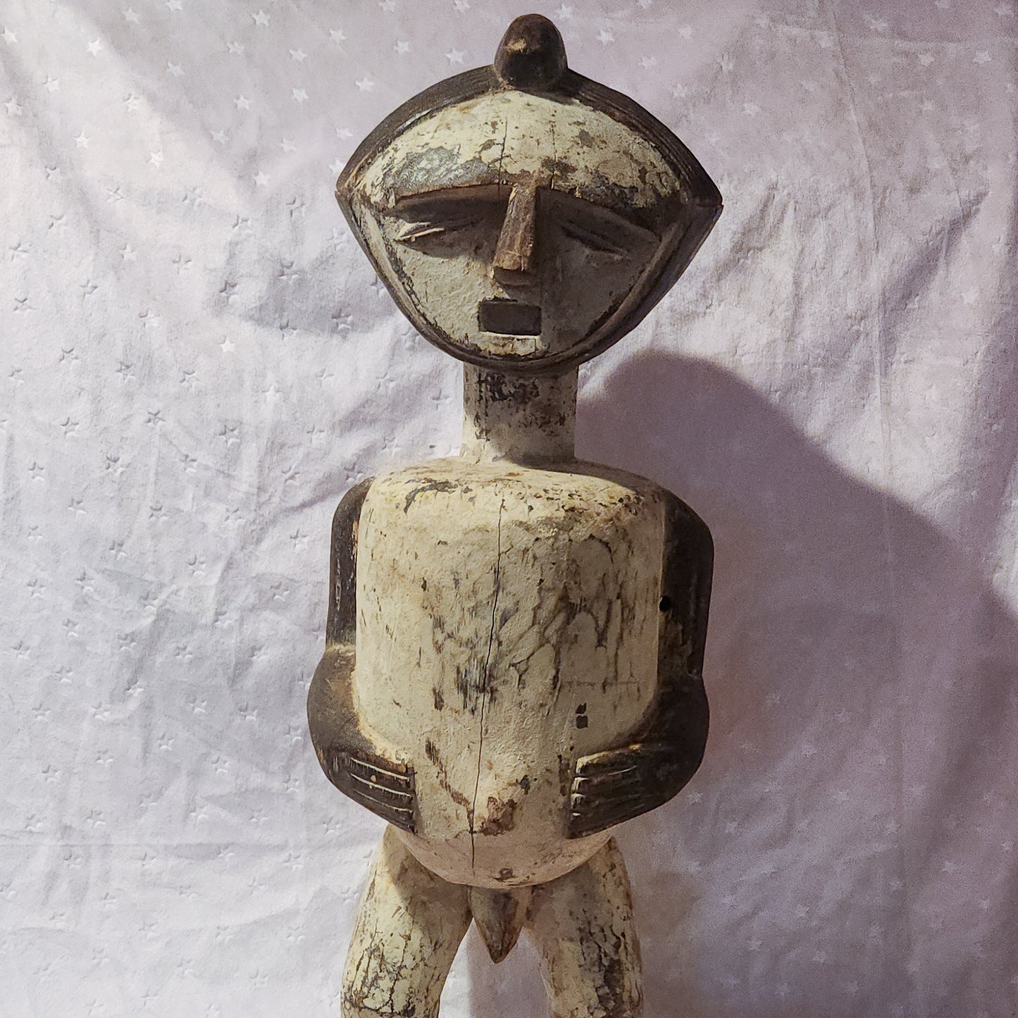 Vintage Ambete Reliquary Figure – Hand-Carved African Tribal Sculpture