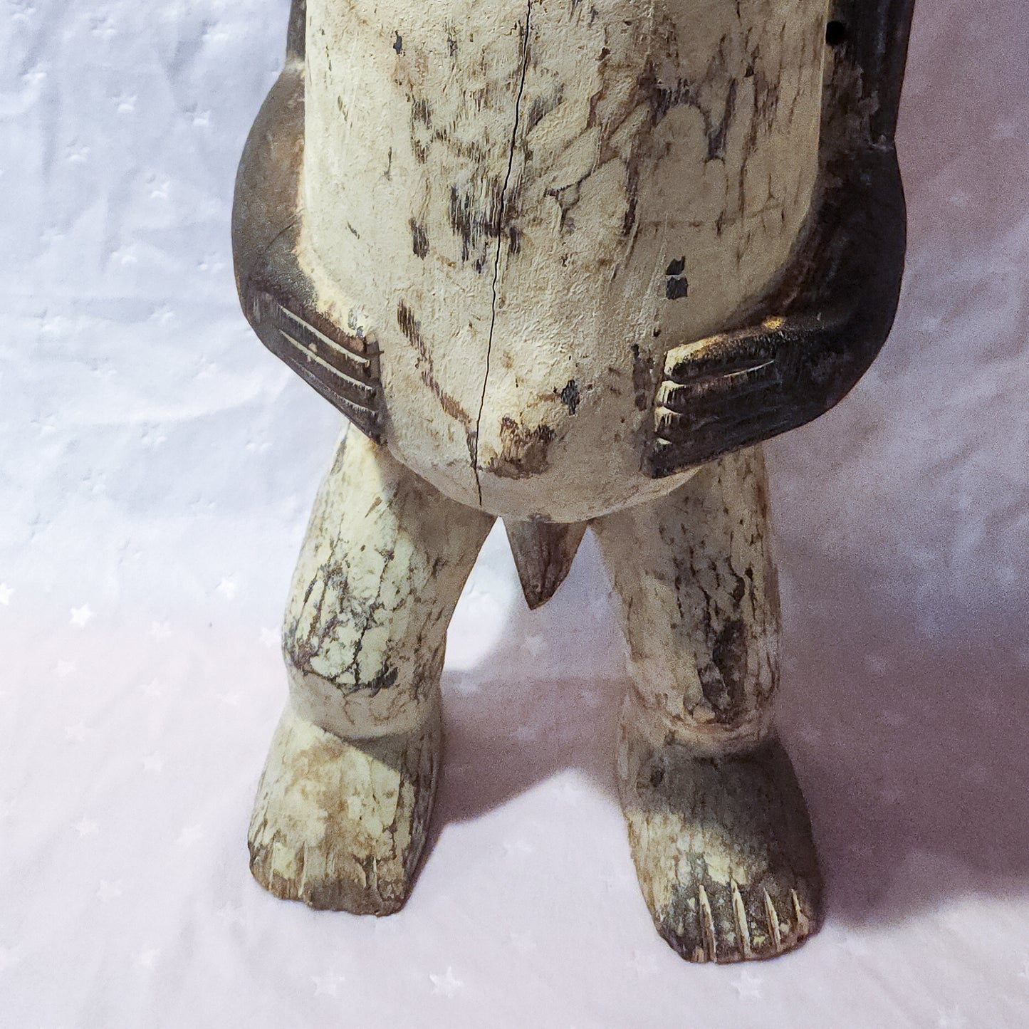 Vintage Ambete Reliquary Figure – Hand-Carved African Tribal Sculpture