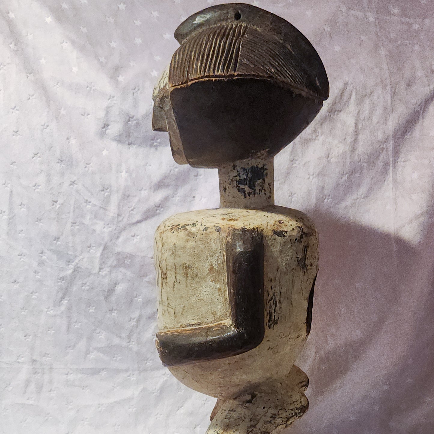 Vintage Ambete Reliquary Figure – Hand-Carved African Tribal Sculpture