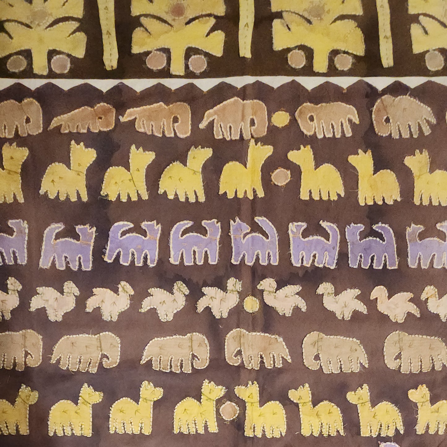 Hand Stitched Animal Applique Kanduri Cloth