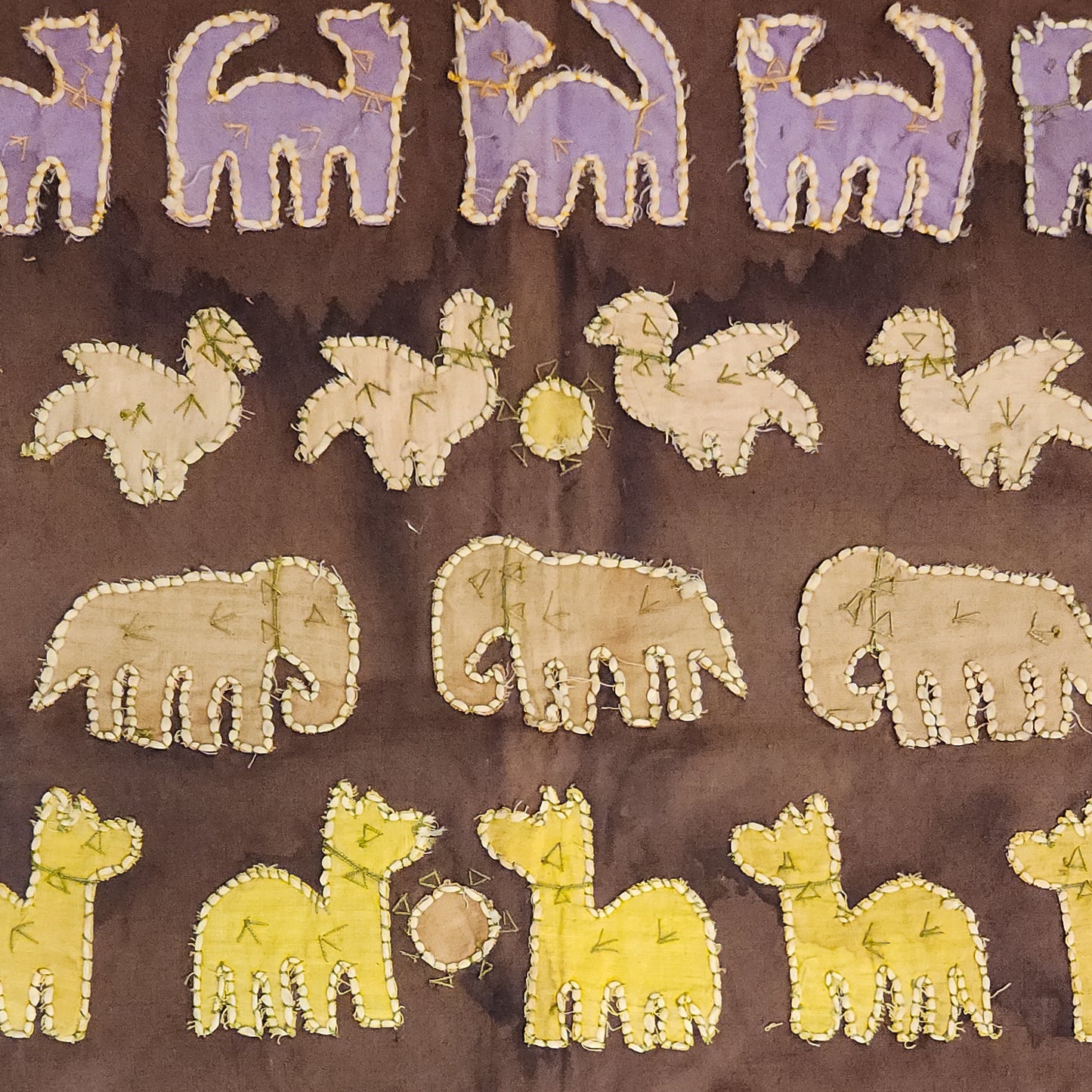 Hand Stitched Animal Applique Kanduri Cloth