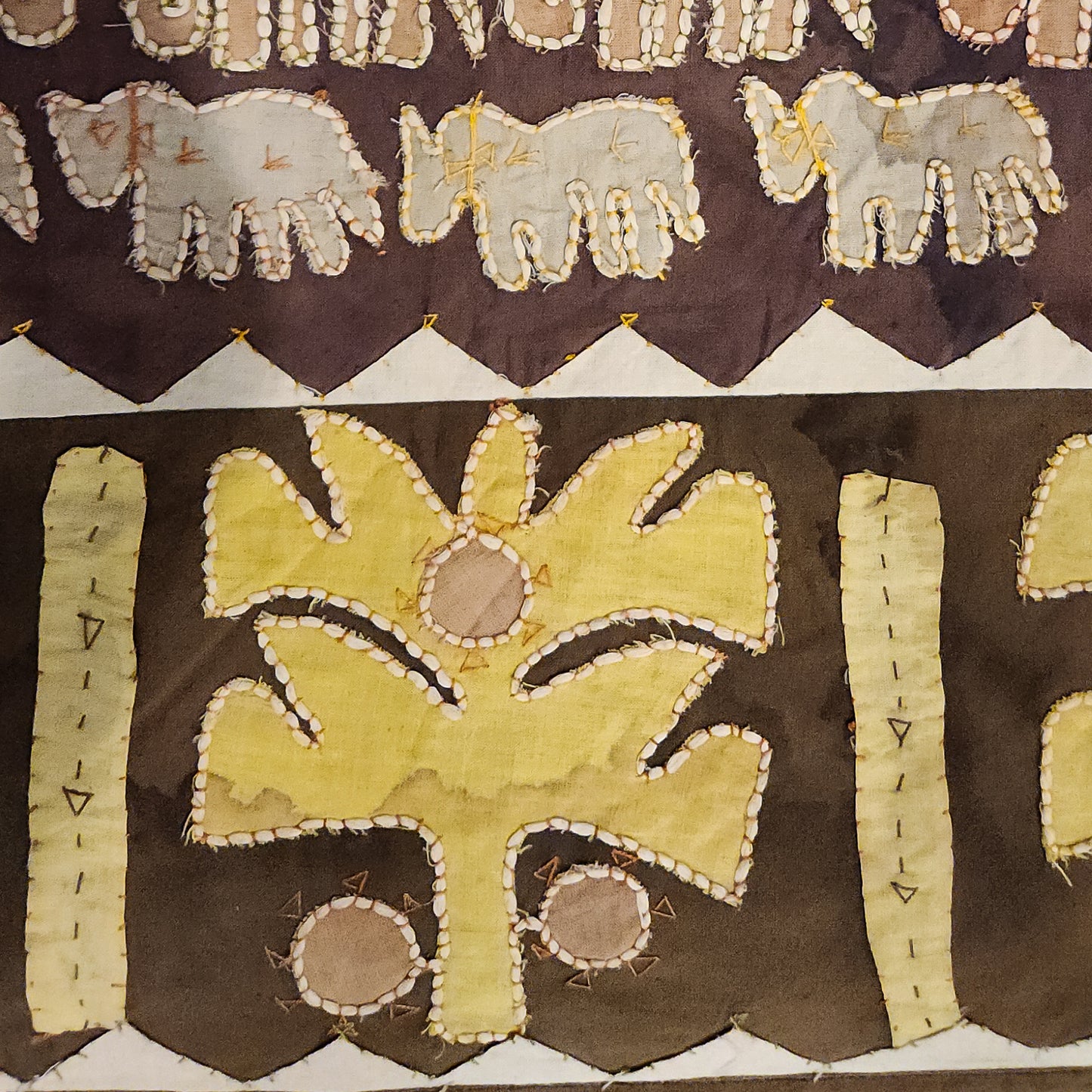 Hand Stitched Animal Applique Kanduri Cloth