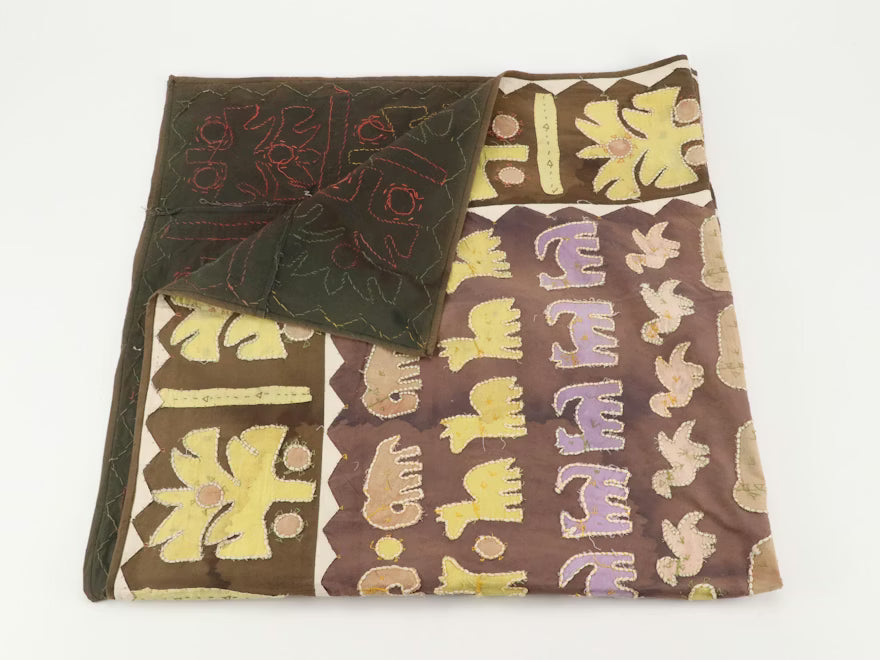 Hand Stitched Animal Applique Kanduri Cloth
